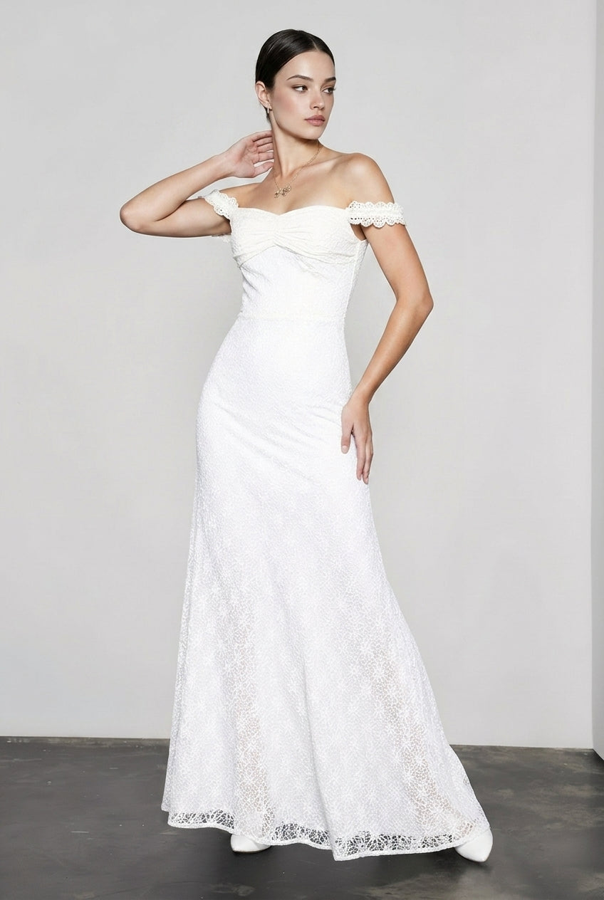 High-Waist Maxi Dress