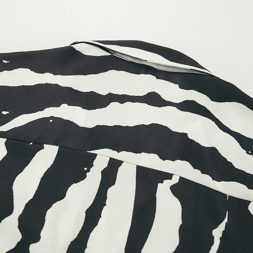 Bold Stripe Coord - Black