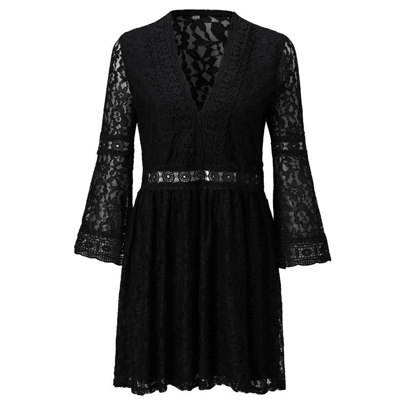 Fiorella Effortless Short Lace Dress Elevated Occasion Wear