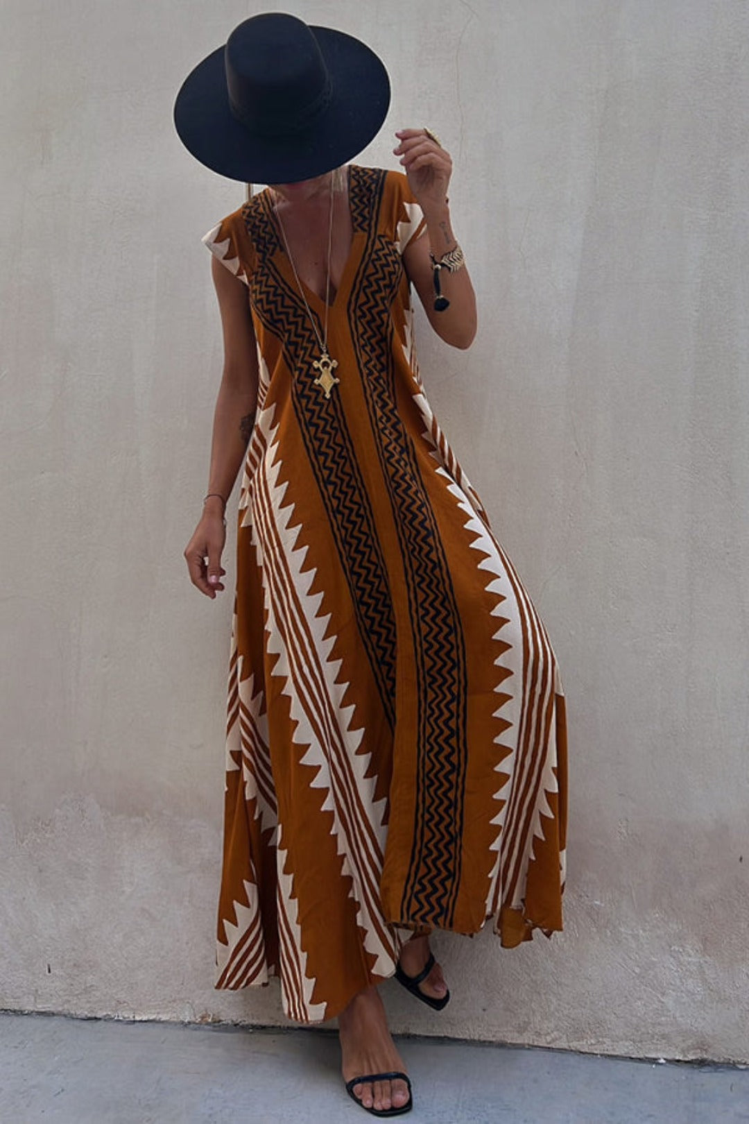 Mara Minimalist Aztec Dress Designer Edit