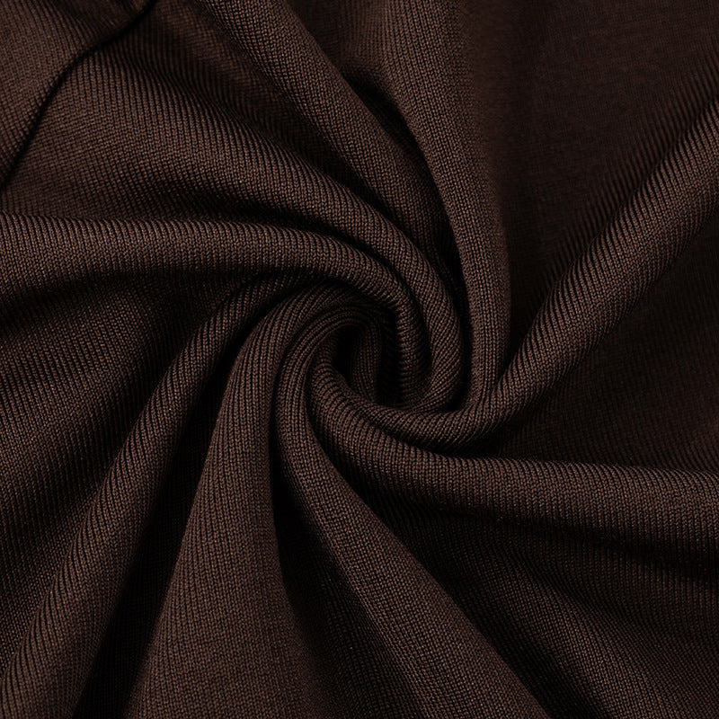 Jeannie Mini Dress - Brown