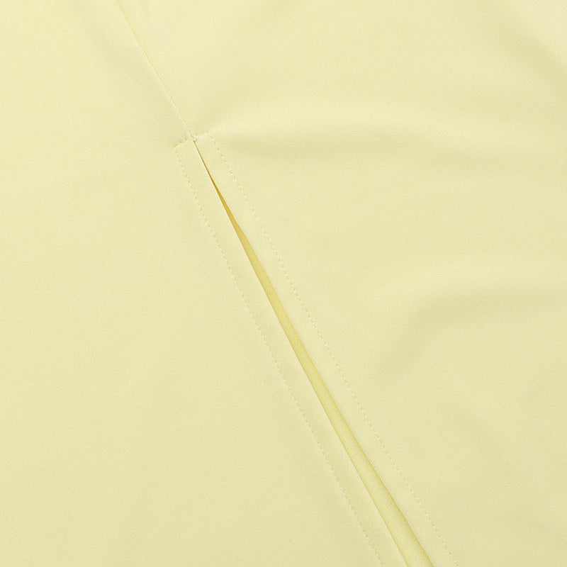 Sunflower Slit Dress Yellow