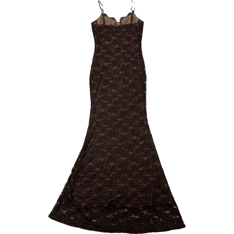 Harris Maxi Dress - Brown