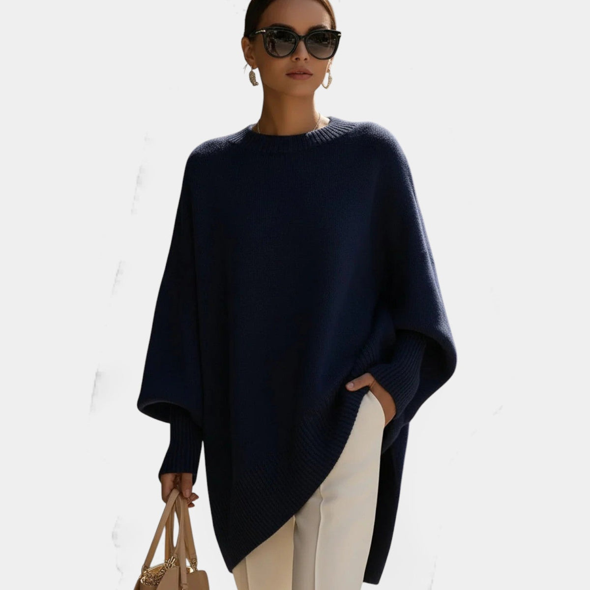 WENDY - SOPHISTICATED WOOL BLEND SWEATER