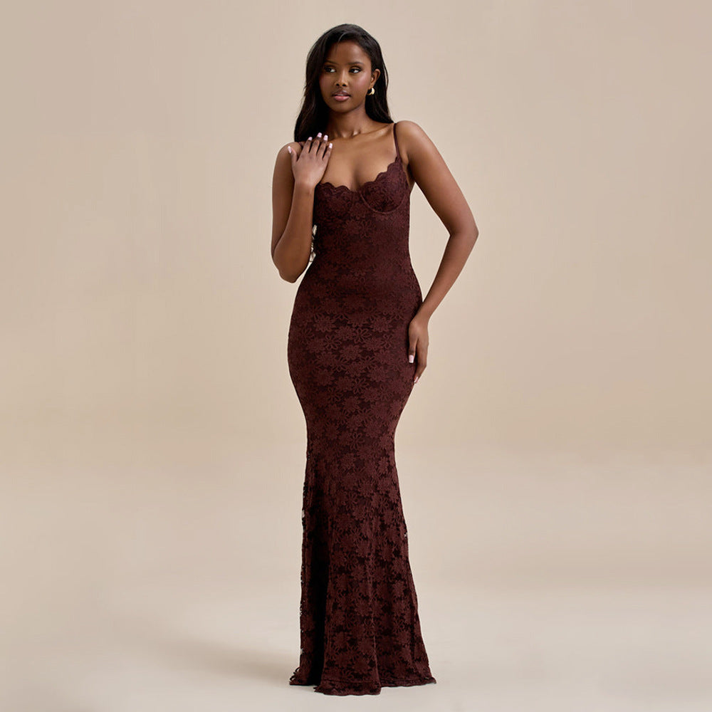 Kreacher Maxi Dress - Brown