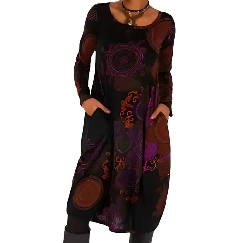 Katie | Winter Dress Red