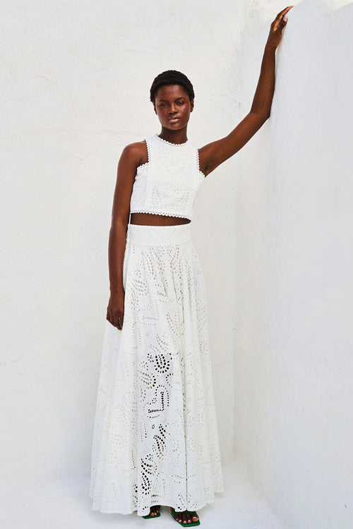 Modern Romantic Crochet Maxi Dress Suit - 5 Colors