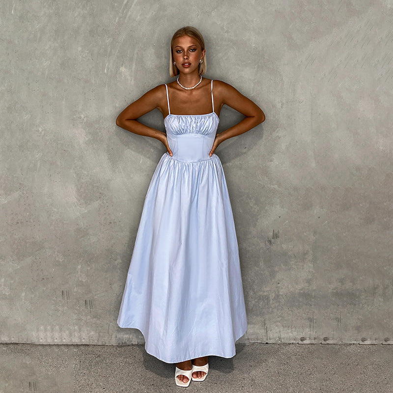 Alina Maxi Dress - Light Blue