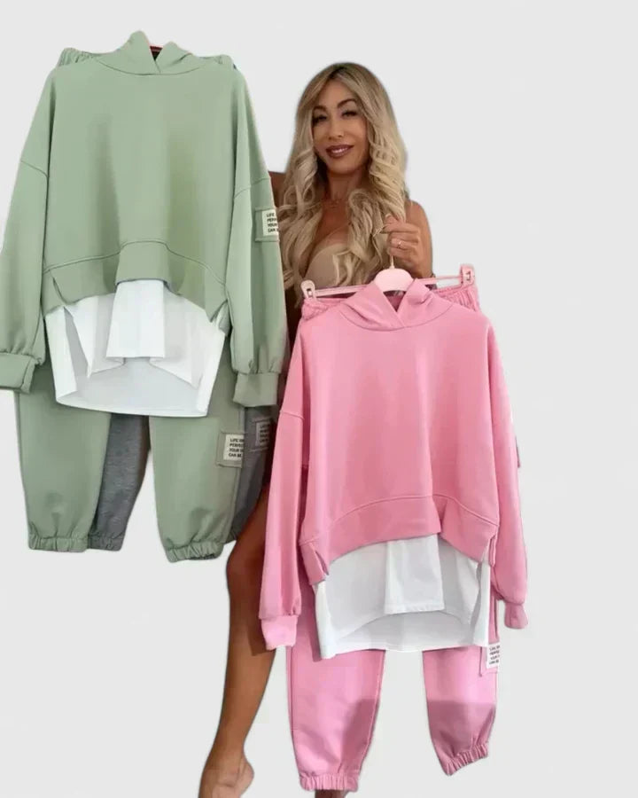 Hooded Sweatshirt and Jogger Two Piece Set