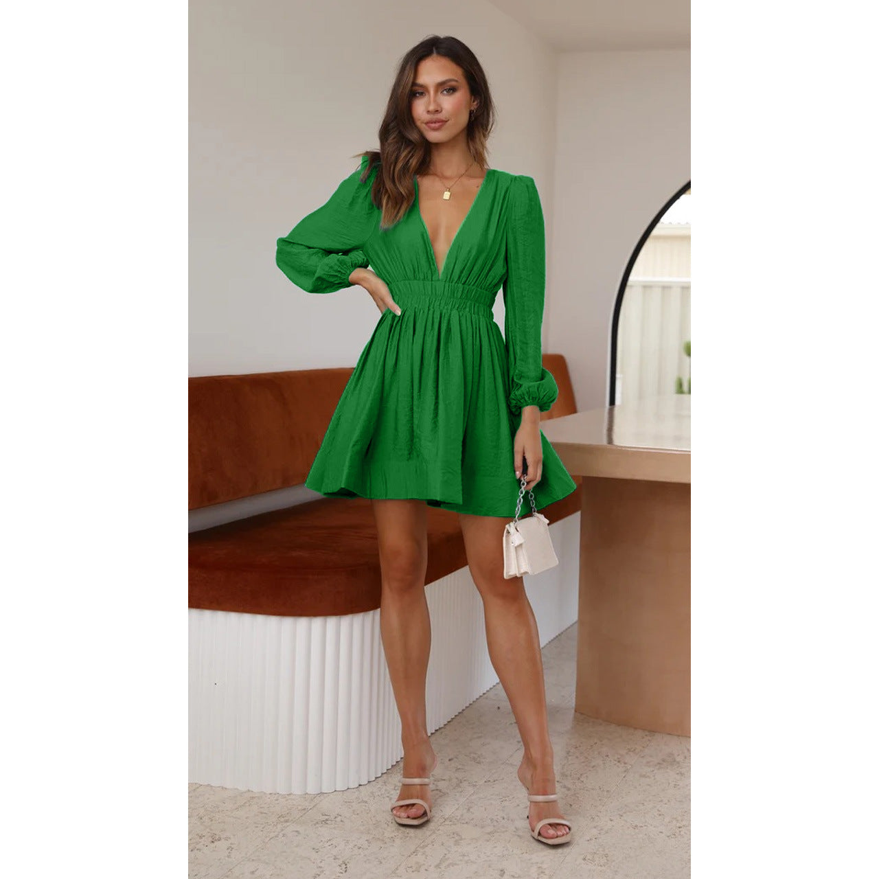 Ferguson Mini Dress Green