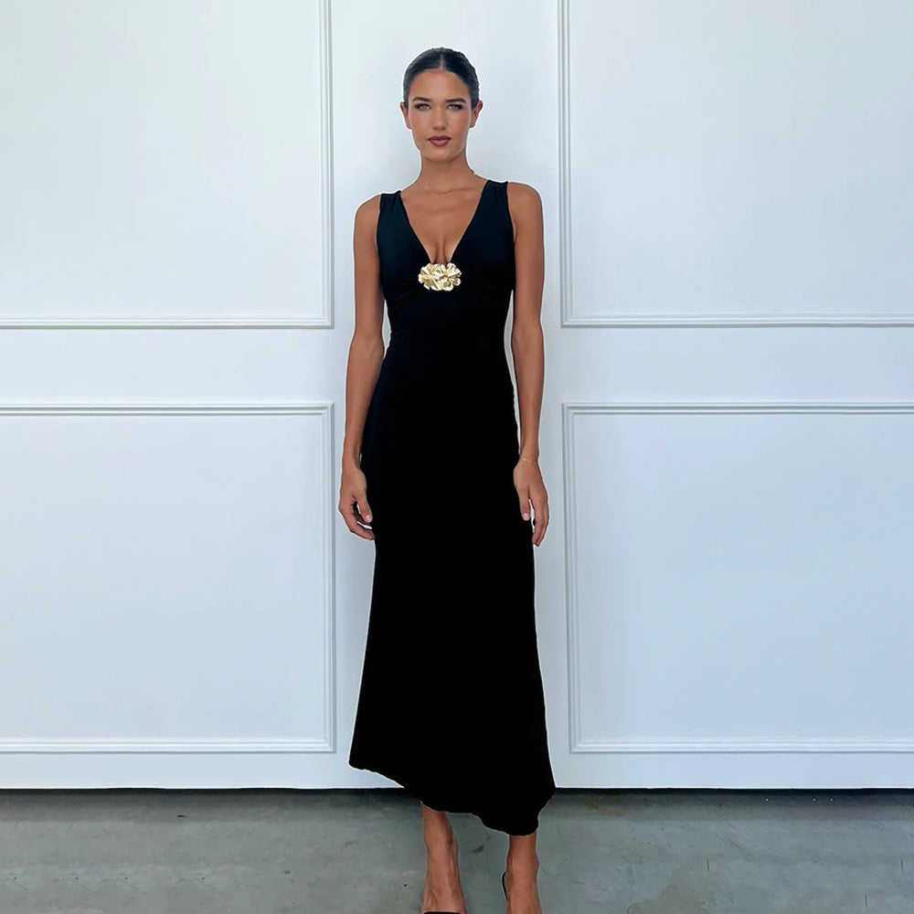 Verona Midi Dress - Black