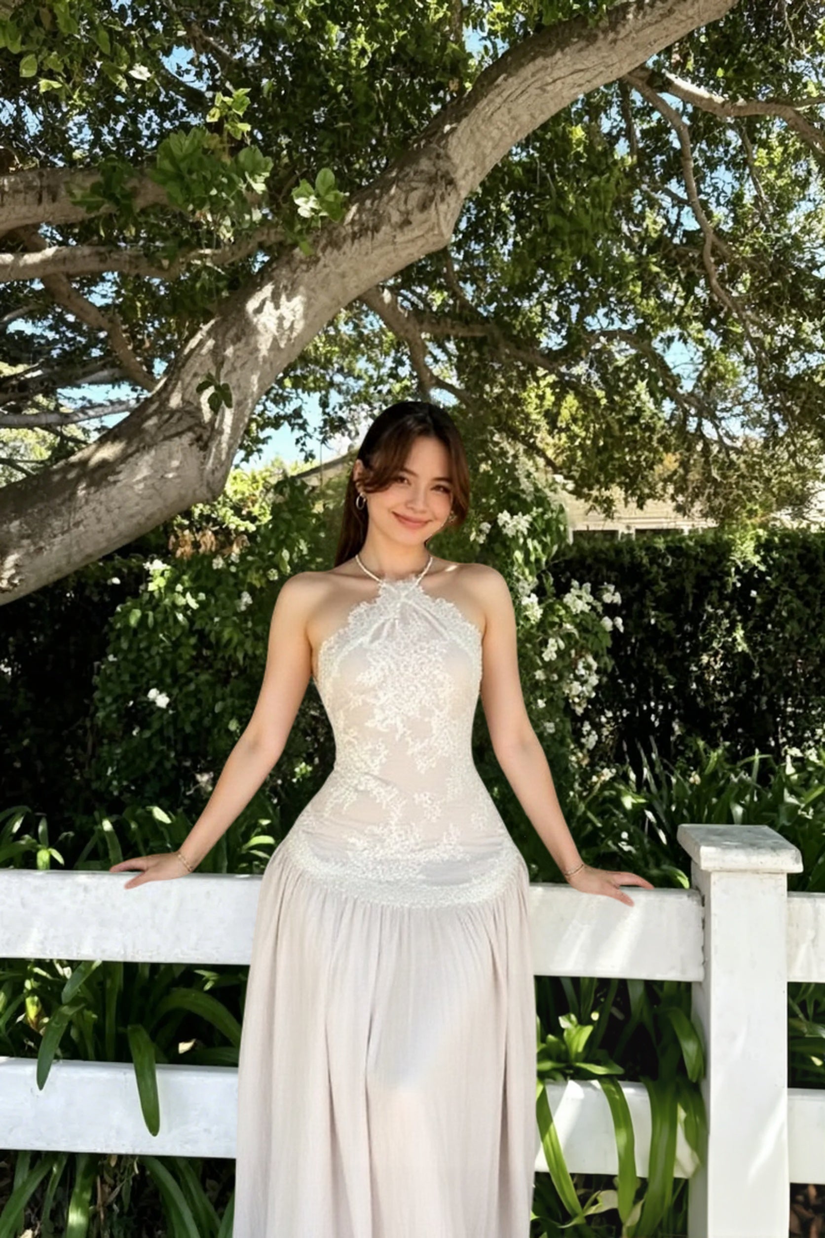 Backless Lace Dress