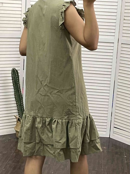 Gilda Statement Sleeveless V Neck Dress Premium Wardrobe Essential