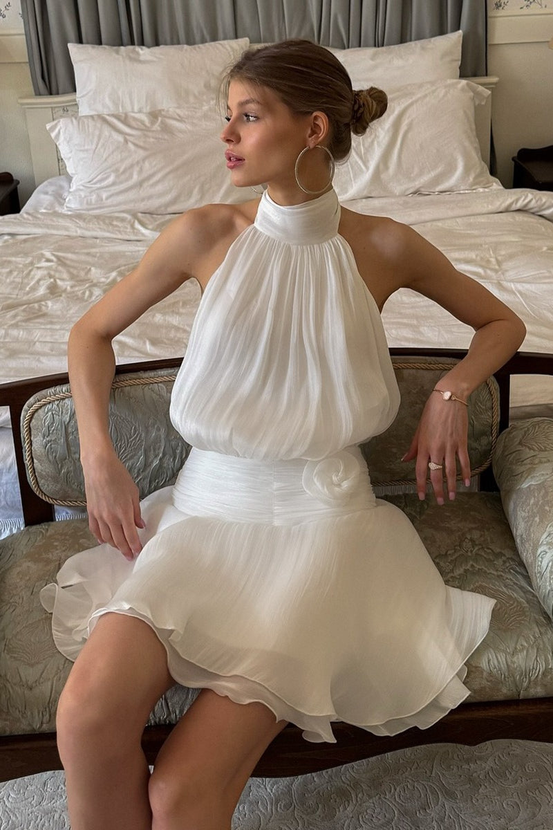 Backless Halter-Neck Dress