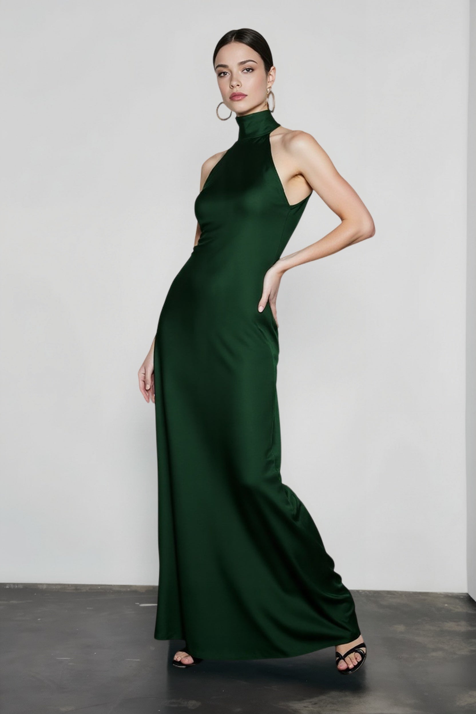 Backless Halter-Neck Dress