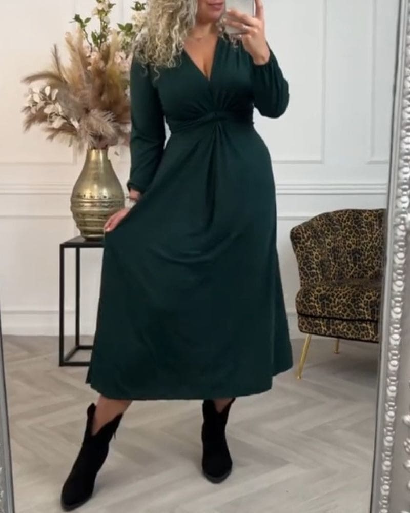 Lace Square Neck Corset Waist A-Line Midi Dress