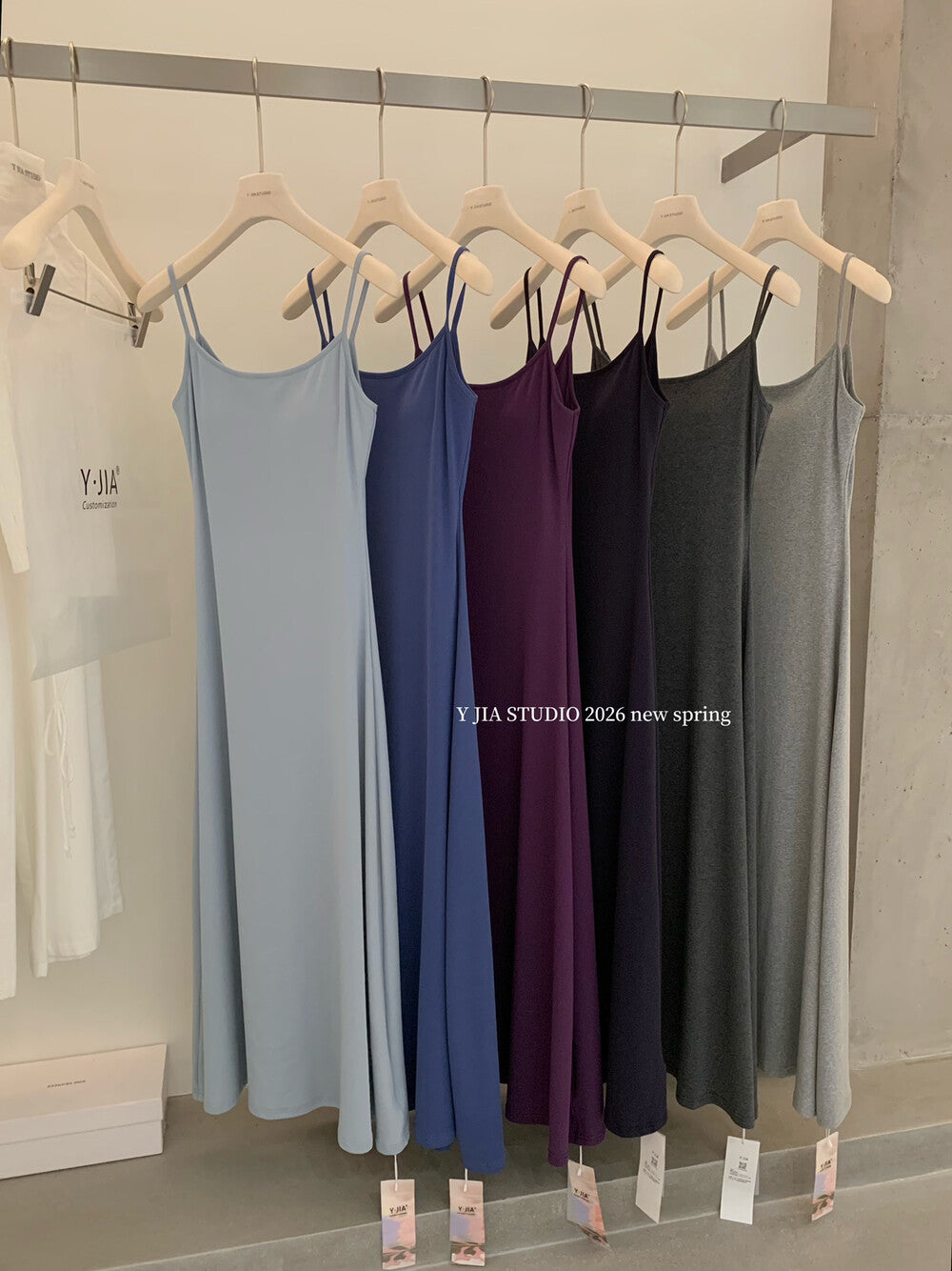 Spaghetti Strap Bodycon Slip Maxi Dress 12