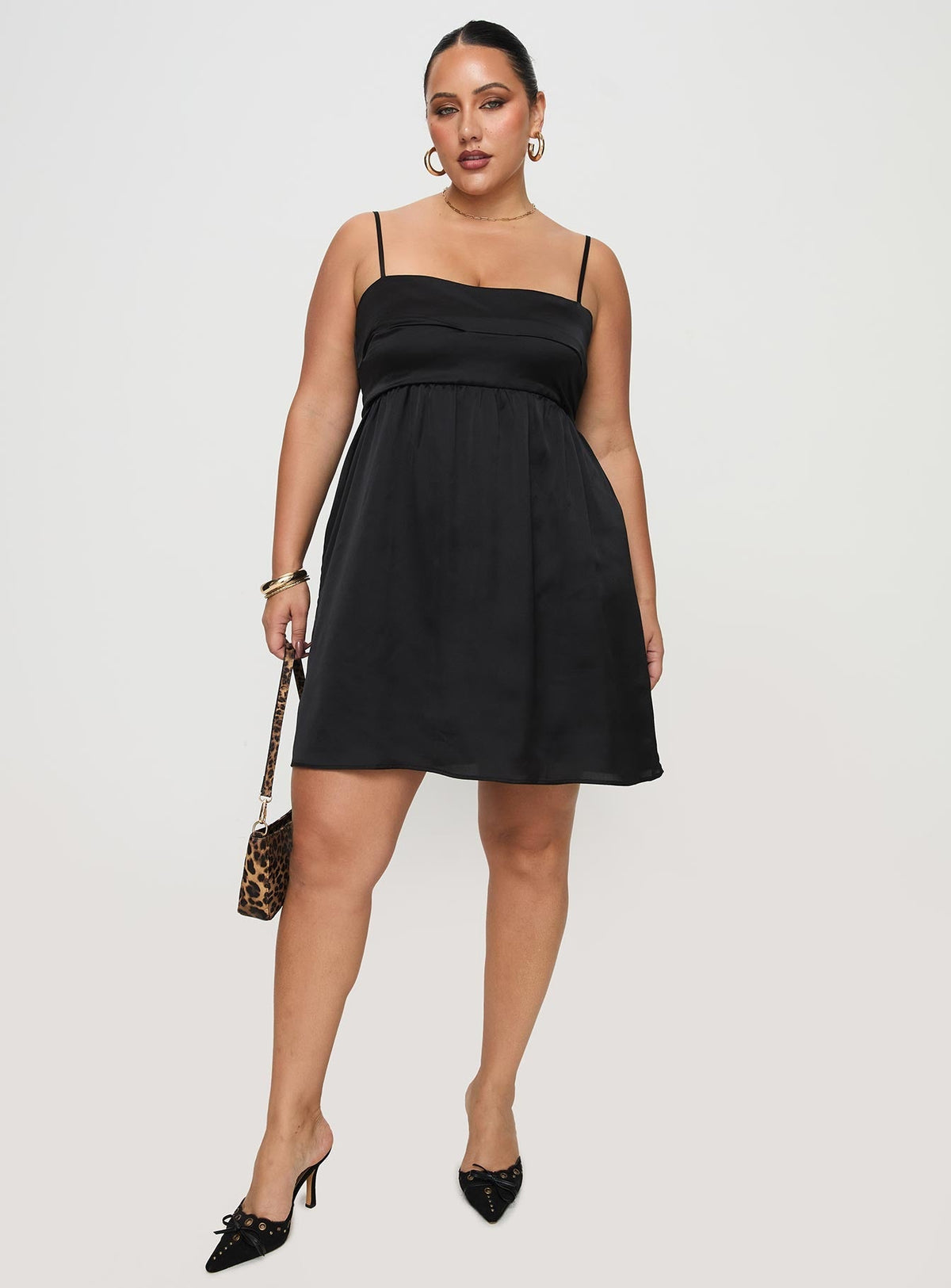 Ortega Mini Dress Black Curve