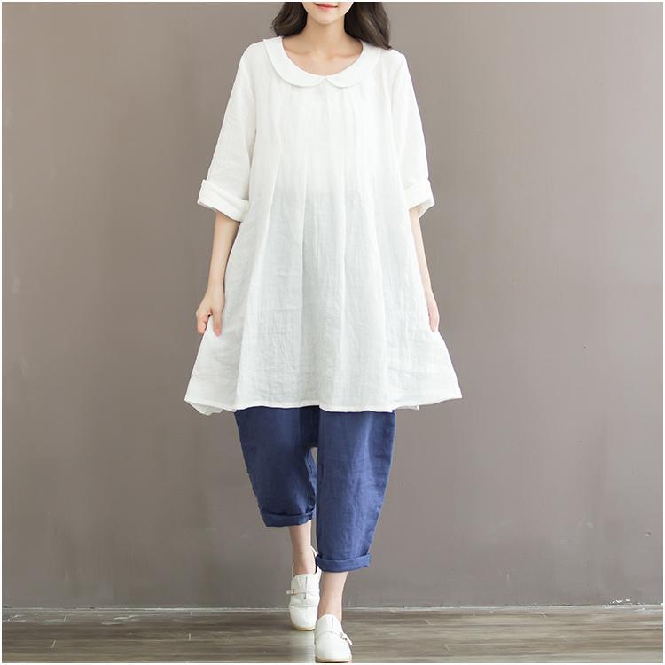 white linen sundress plus size linen summer dresses traveling casual style