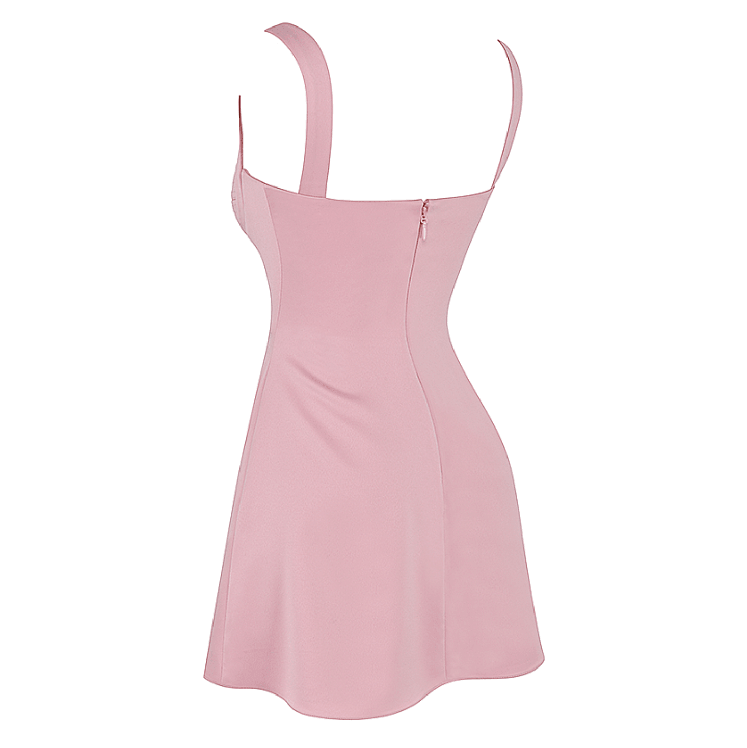 Balancing Satin Mini Dress - View 10