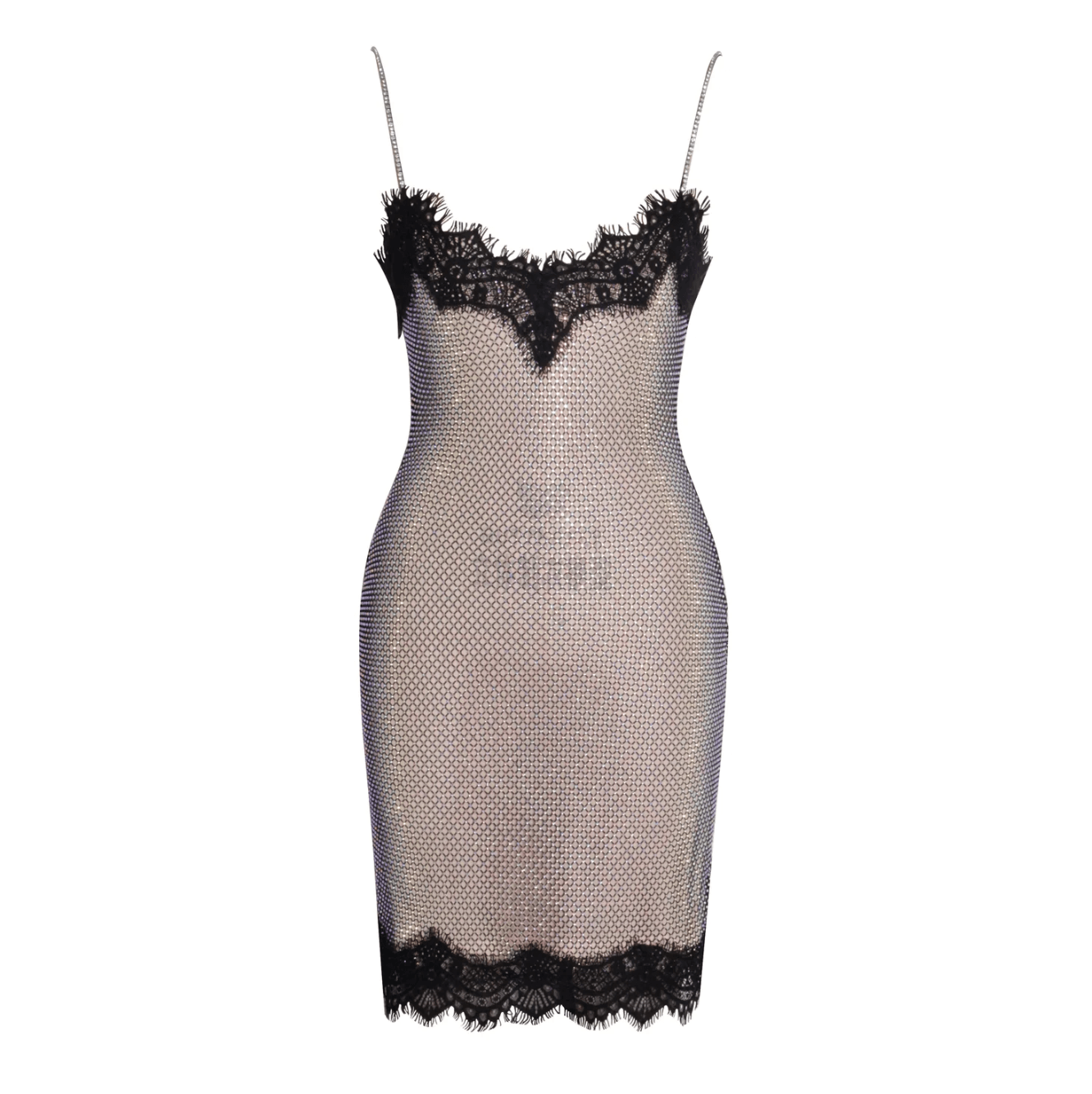 Event Of All Events Rhinestone Lace Mini Dress - View 9