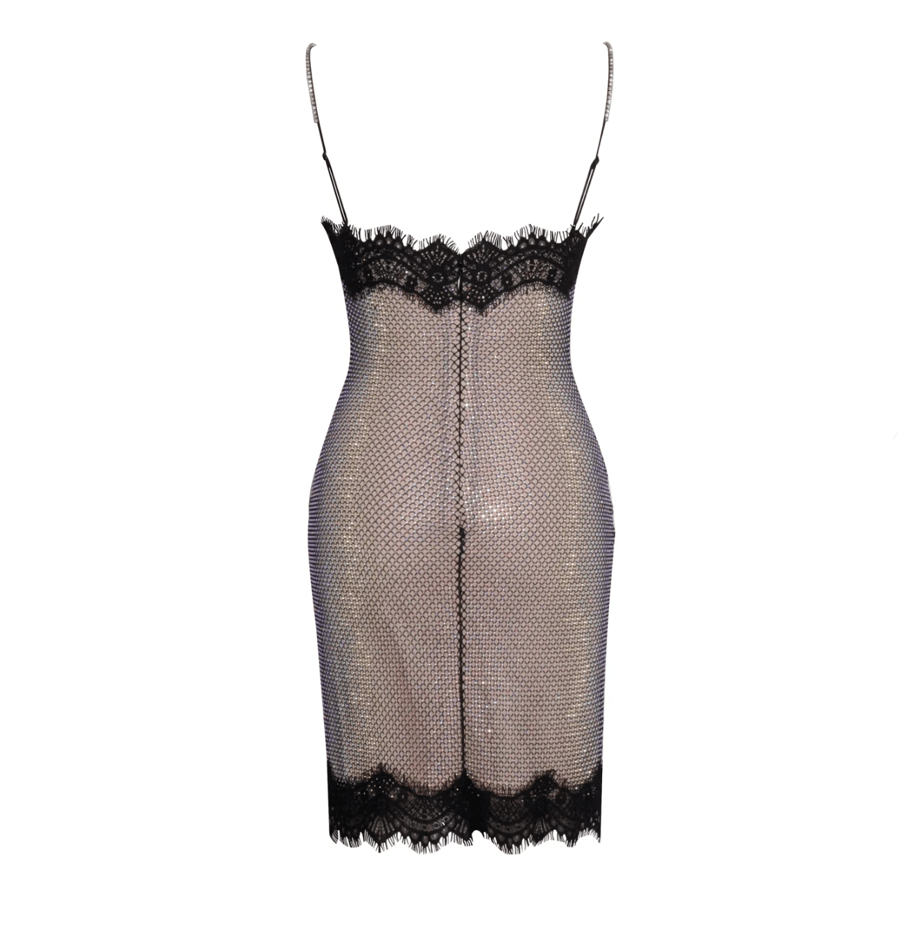 Event Of All Events Rhinestone Lace Mini Dress - View 10