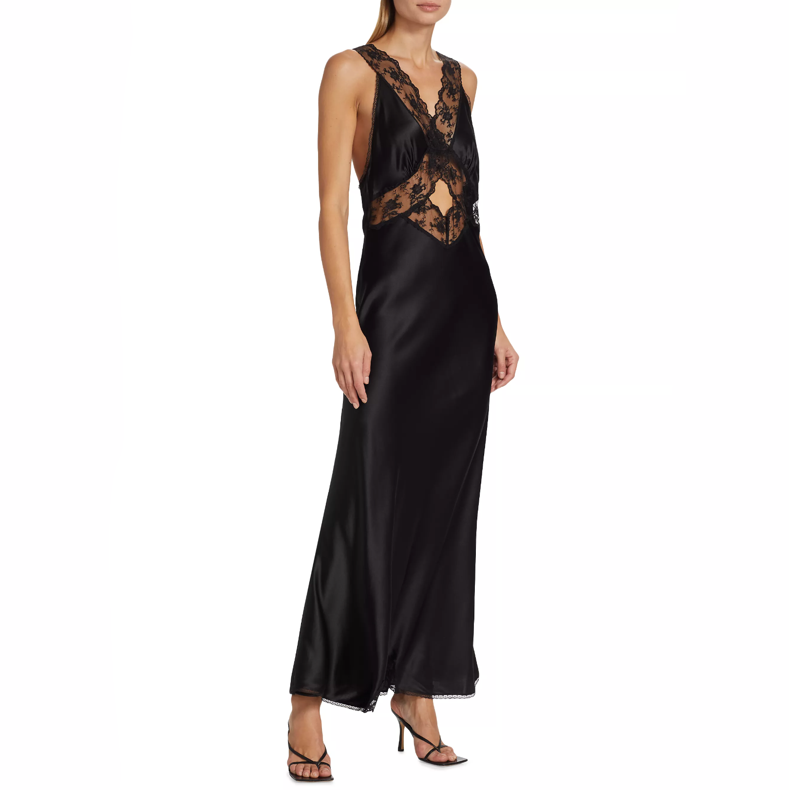 Intrigue Lace Cut Out Maxi Dress - View 13