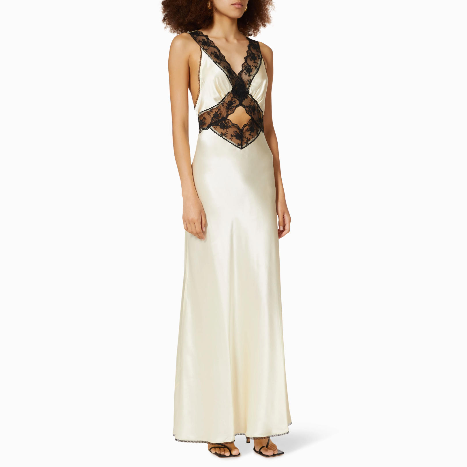 Forever Yours Lace Cut Out Maxi Dress - View 15
