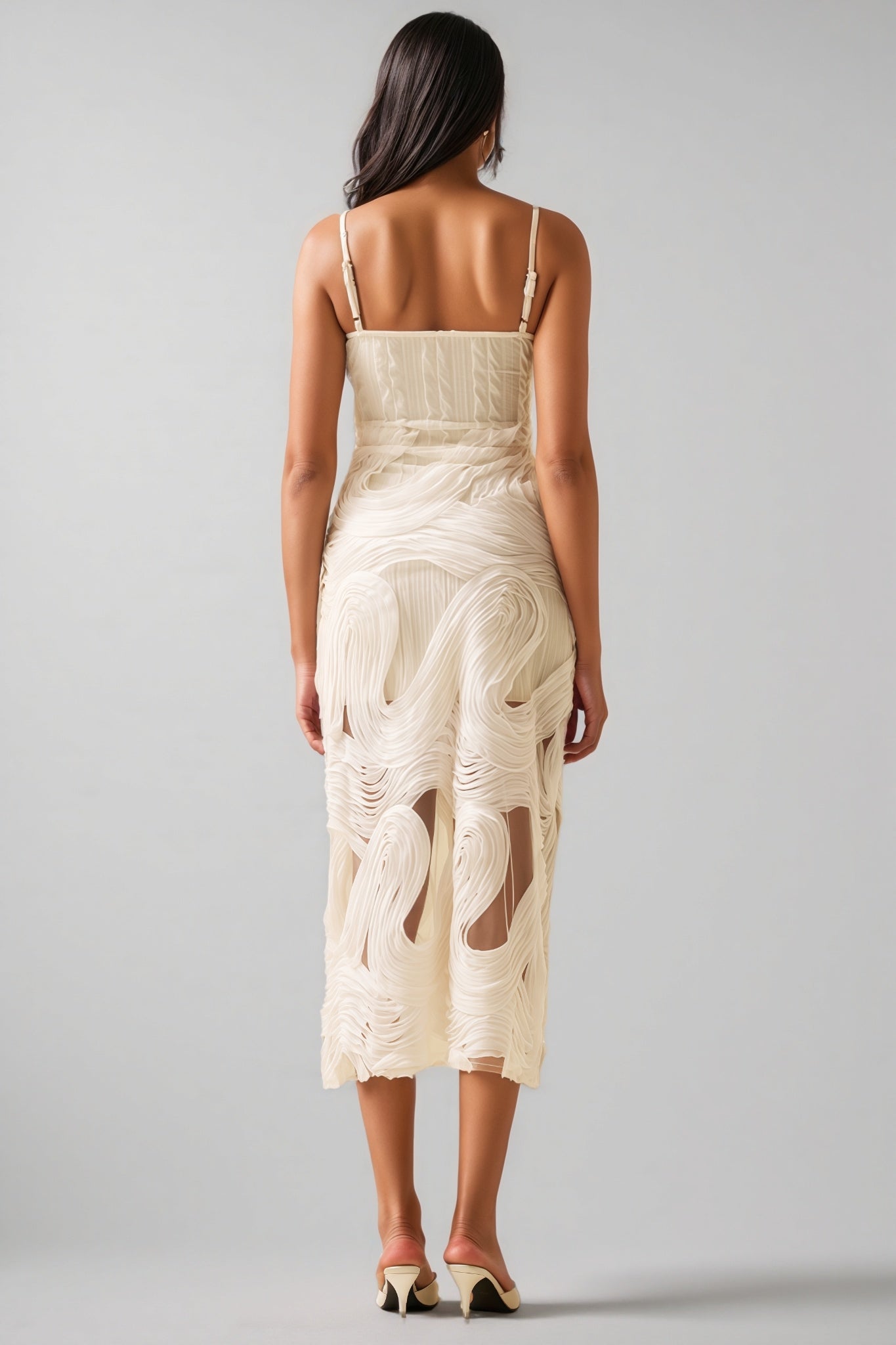 Nilo Lace Sleeveless Midi Dress - View 7