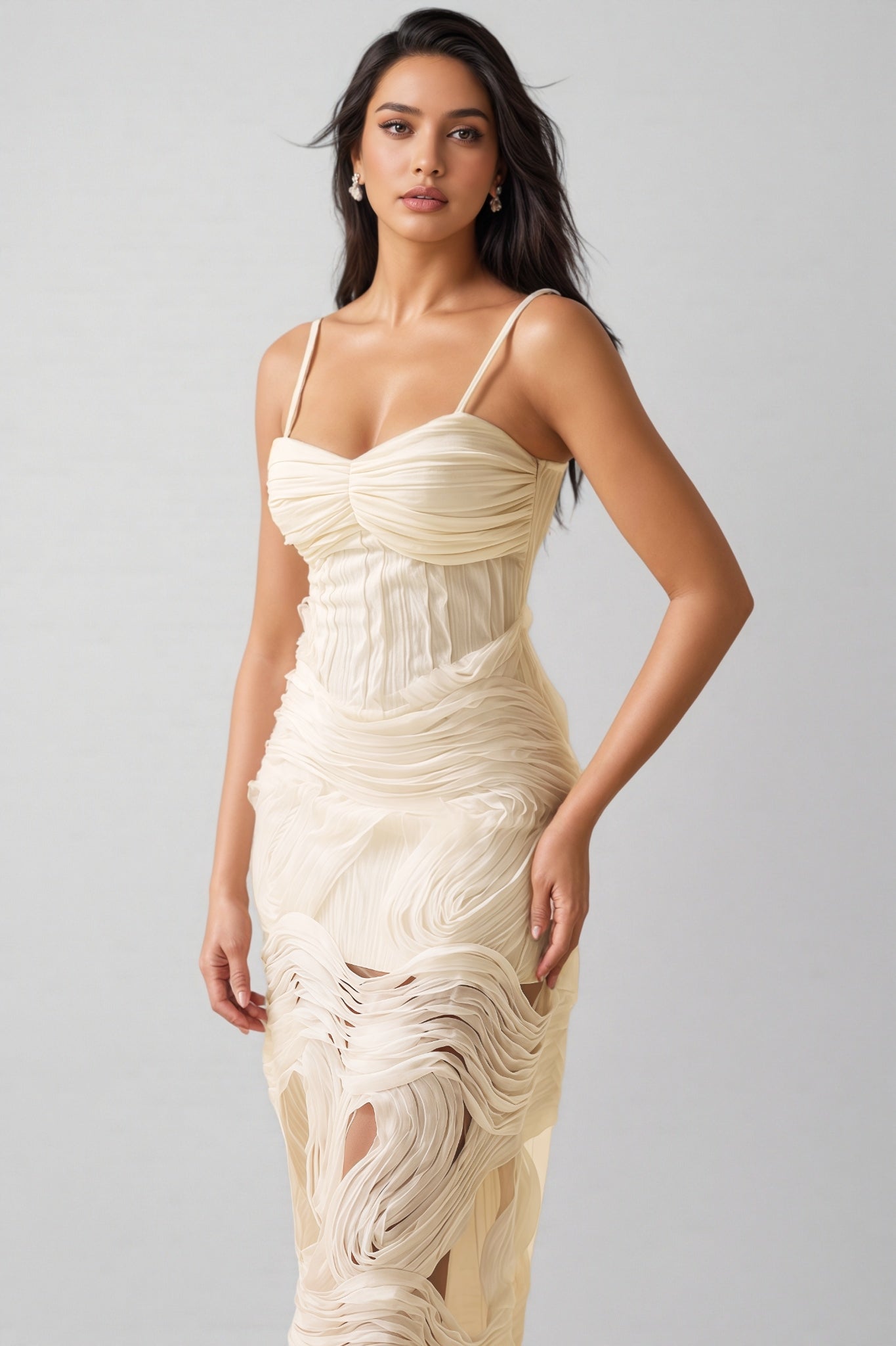 Nilo Lace Sleeveless Midi Dress - View 5