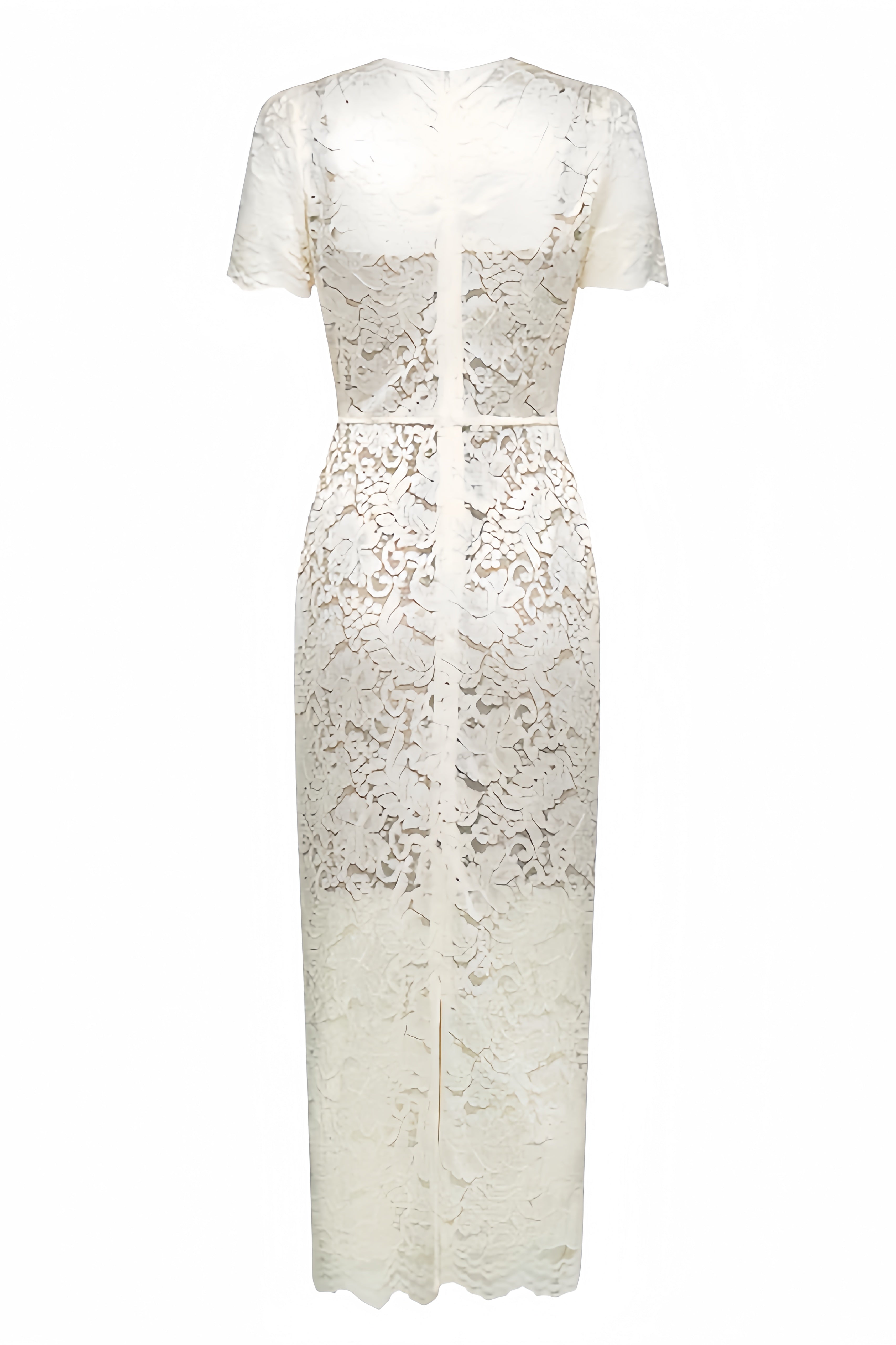Fina Lace Slim Fit Midi Dress - View 7