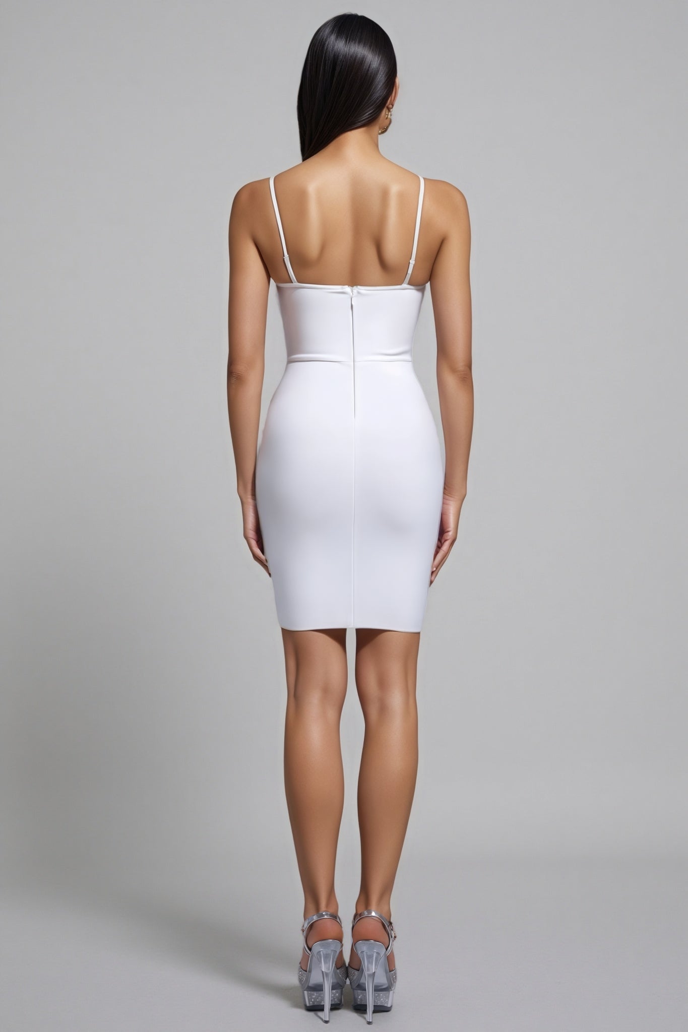 Xerrsd Sleeveless V-Neck Diamond Tassels Mini Dress - View 5