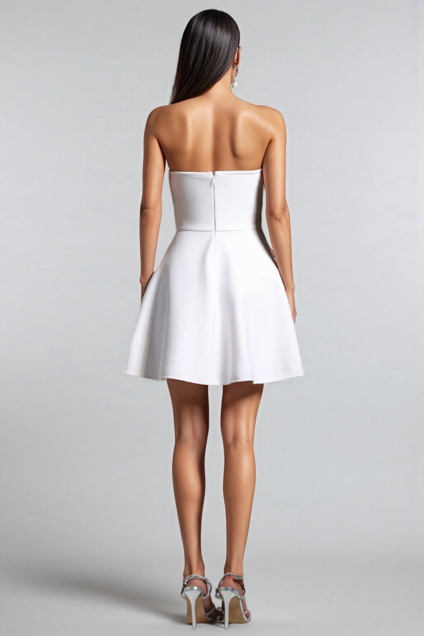 Kaelht Strapless Diamond Bandage Mini Dress - View 5