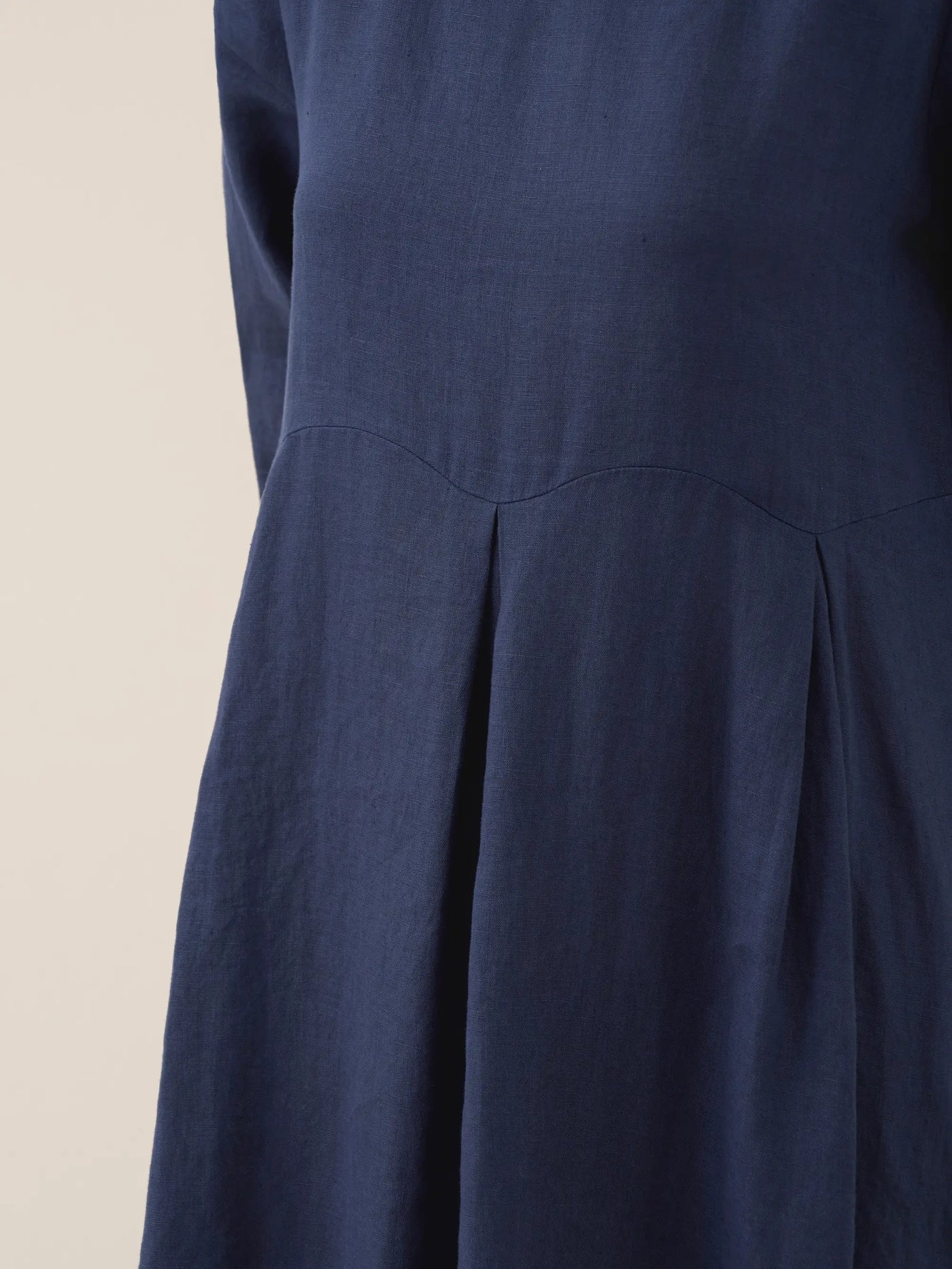Pleated Round Neck Pocket A-Line Maxi Dress 29