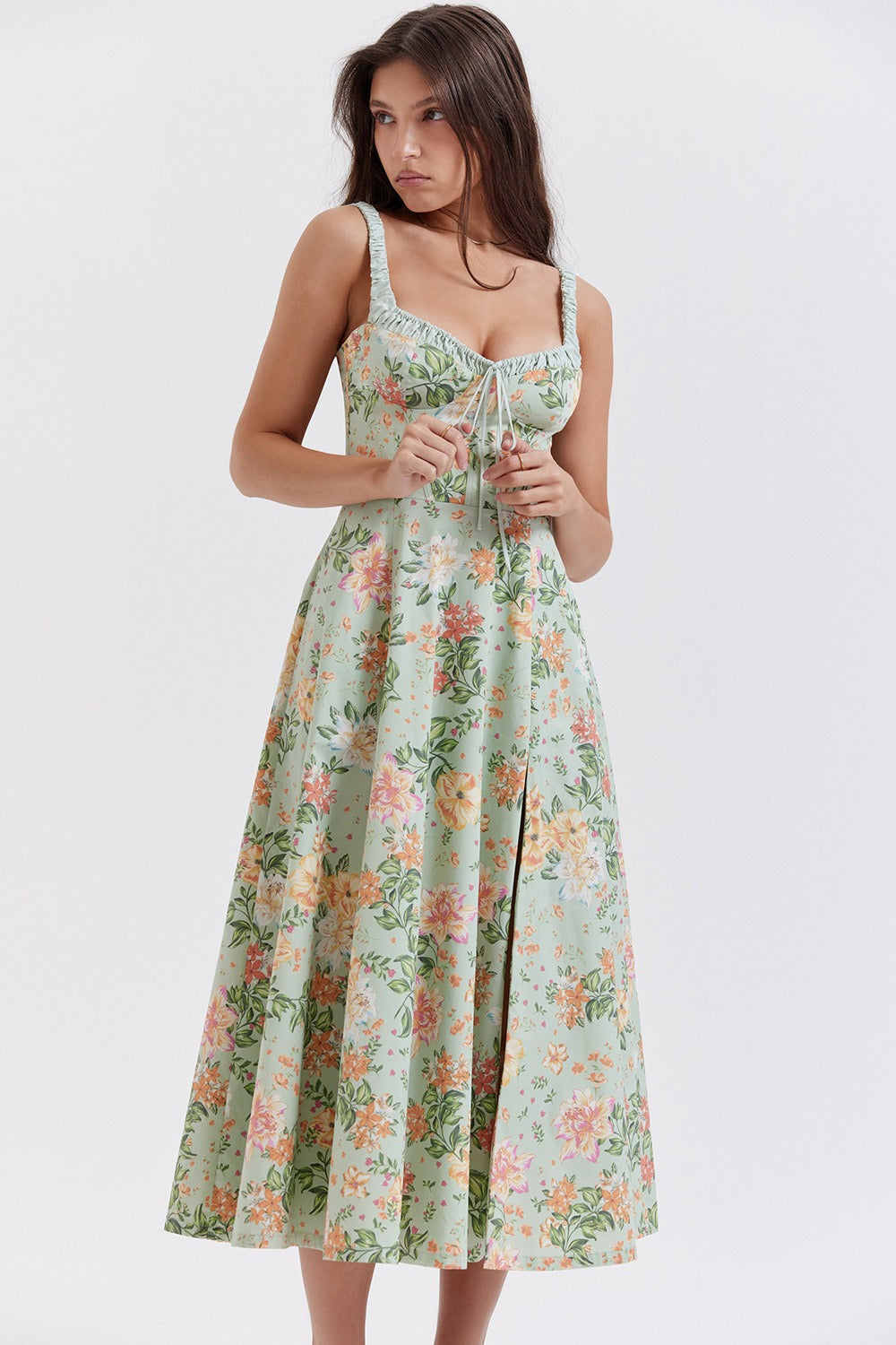 Patchwork Floral Dress