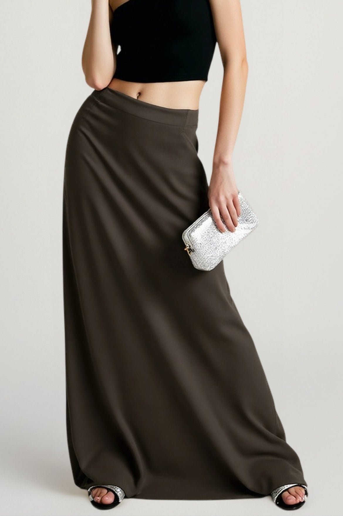 American Retro Draped Skirt