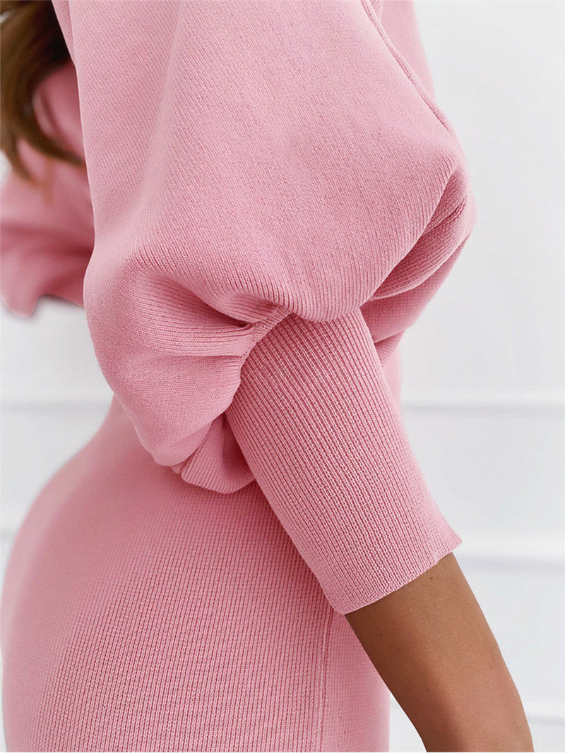 Call Me Angel Textured Satin Dress - Pink