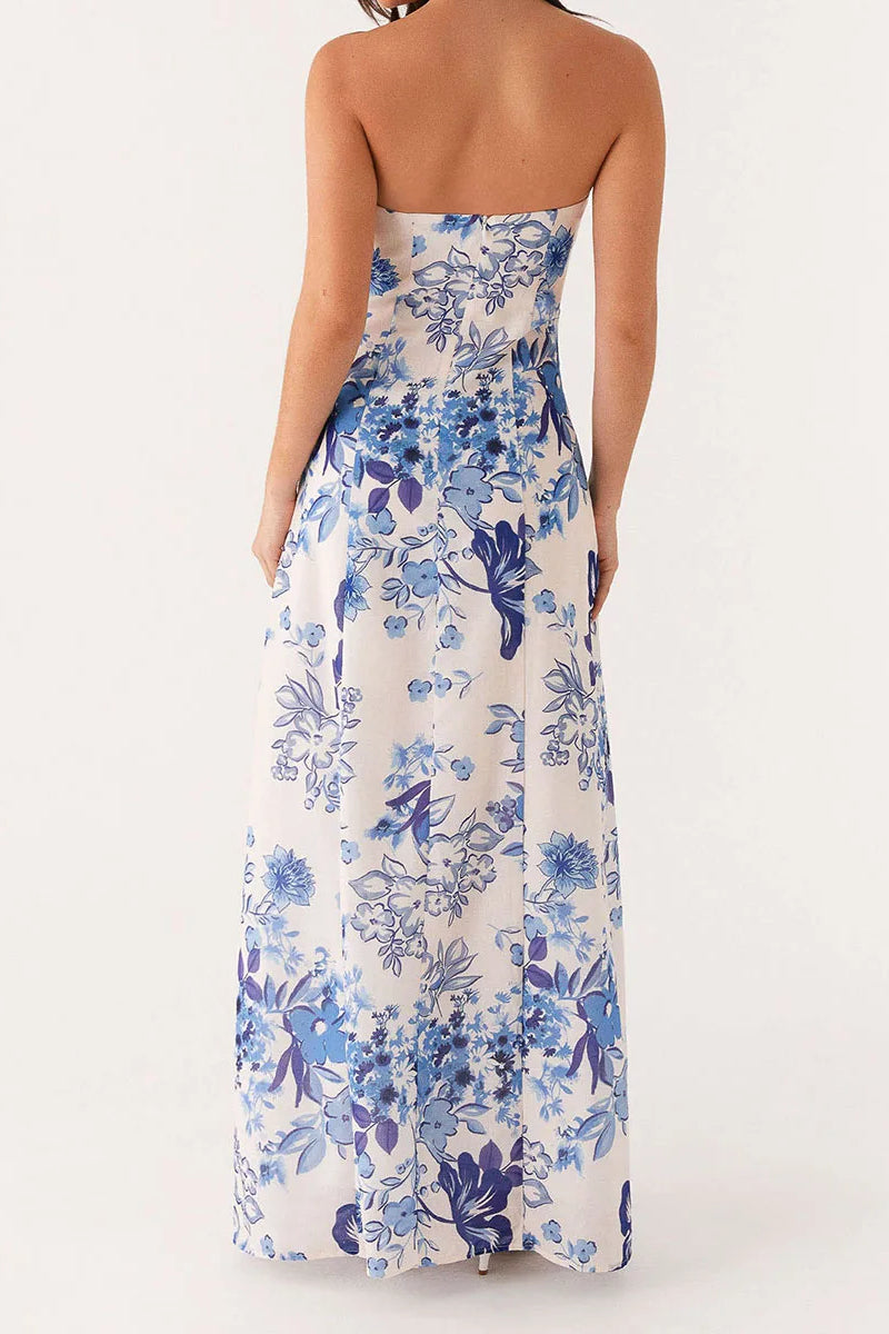 Off Shoulder Edition Aline Maxi Floral Dress