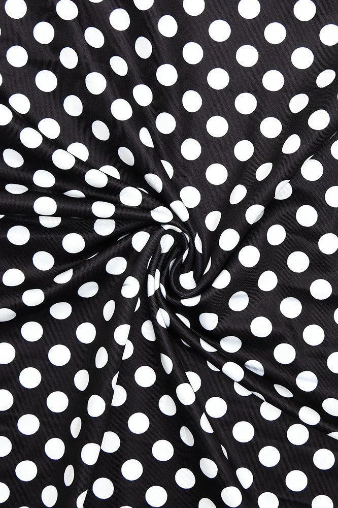 Polka Edition Dot Halter Neck Bodycon Maxi Dress