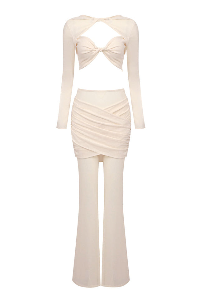 Aethwy Draped Two Piece Jumpsuit