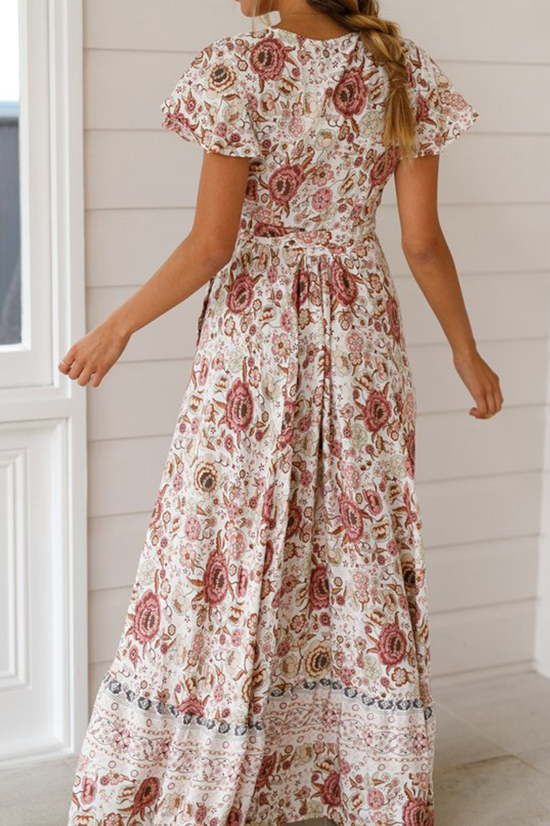 High-Waist Maxi Dress