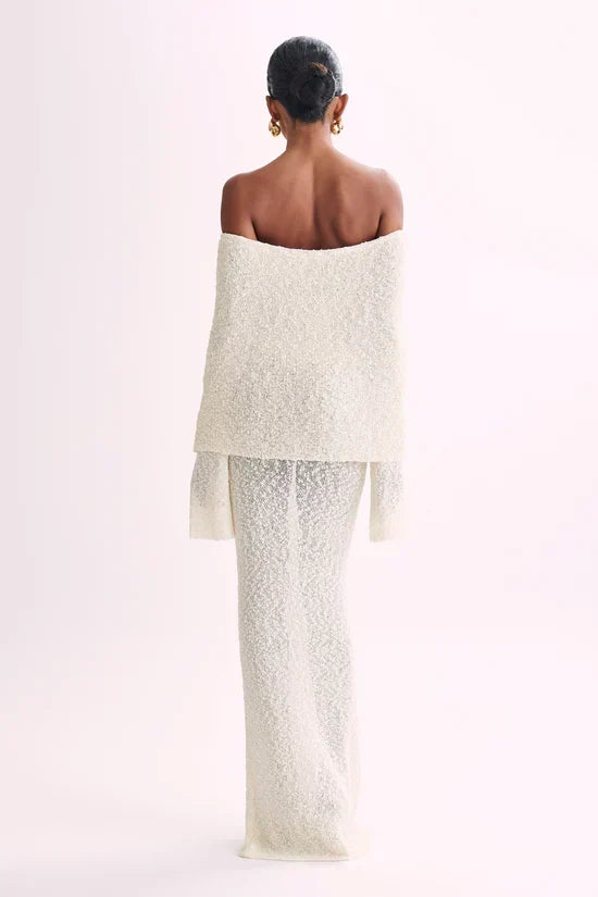 ALLURE BOUCLE MAXI DRESS