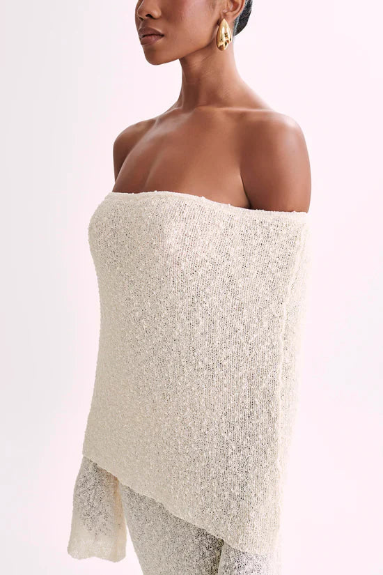 ALLURE BOUCLE MAXI DRESS