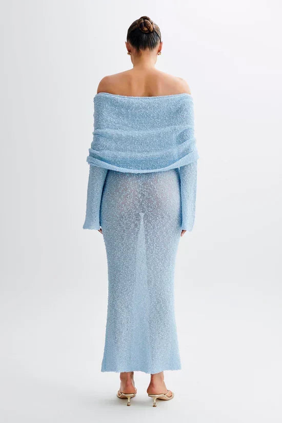 ALLURE BOUCLE MAXI DRESS
