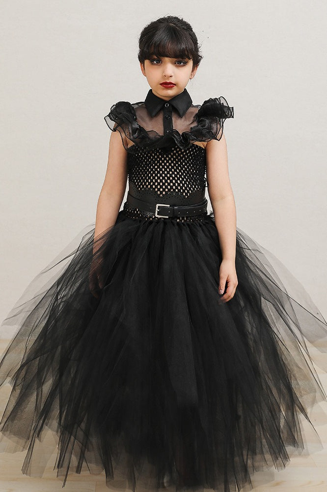 Dark Princess Dress Kid Halloween Costume