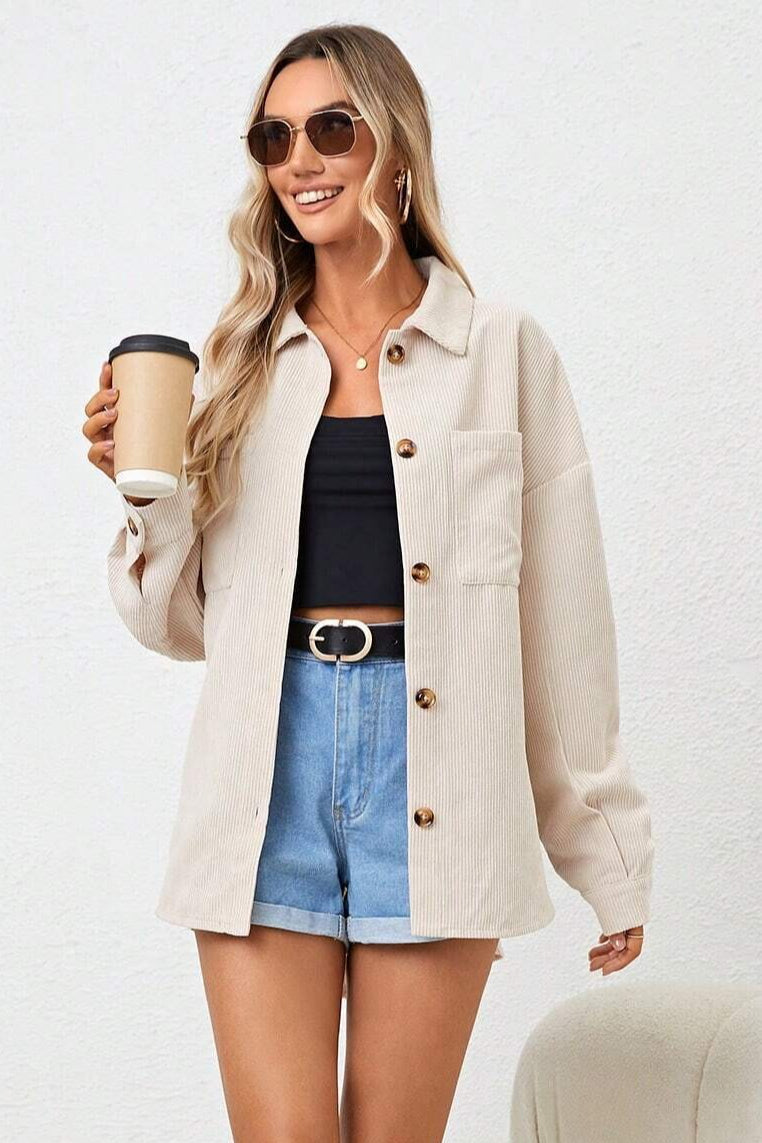 Corduroy Oversized Jacket