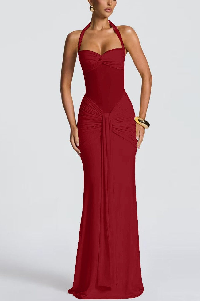 Sheer Mesh Maxi Dress