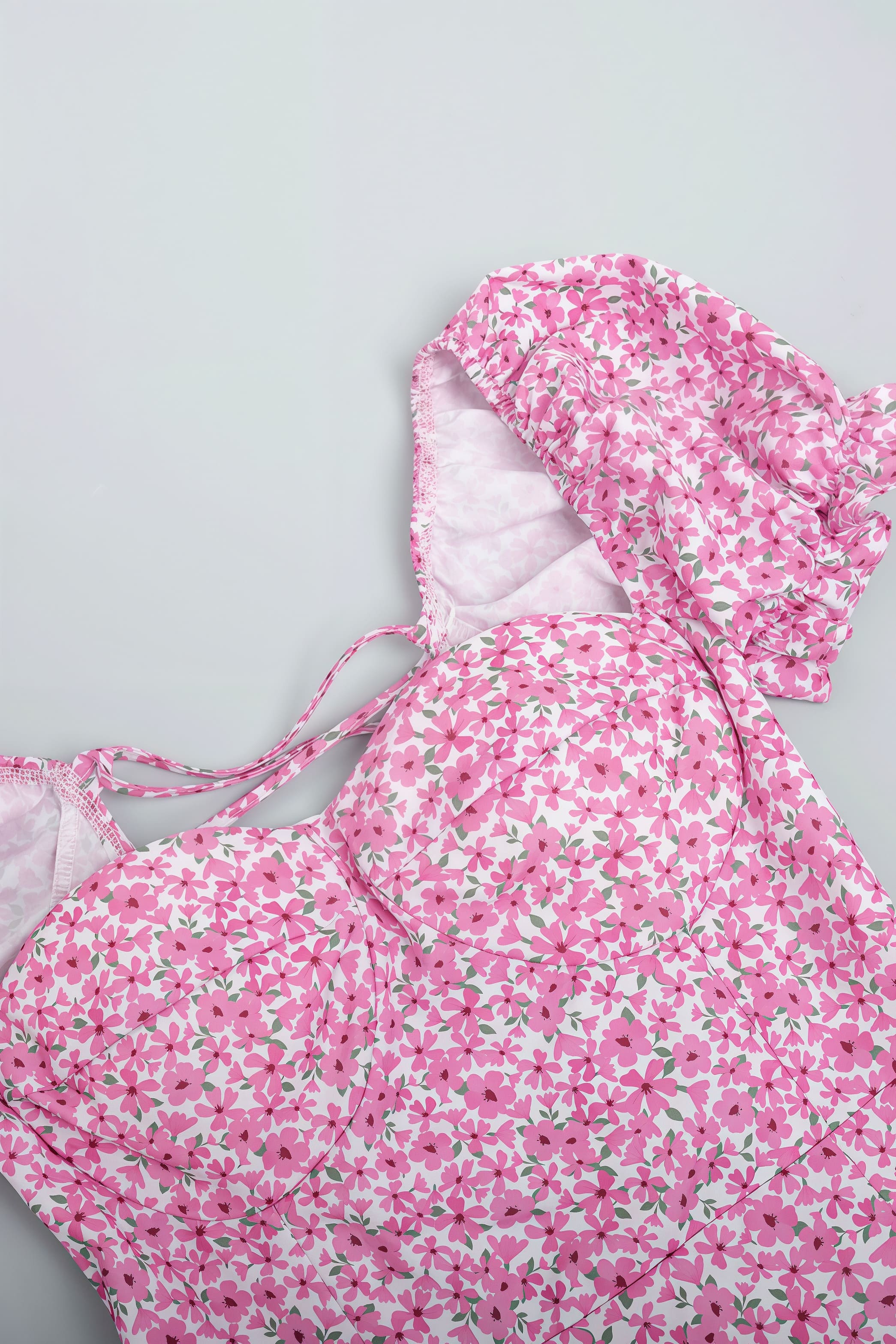 Off Shoulder Floral Slit Midi Dress