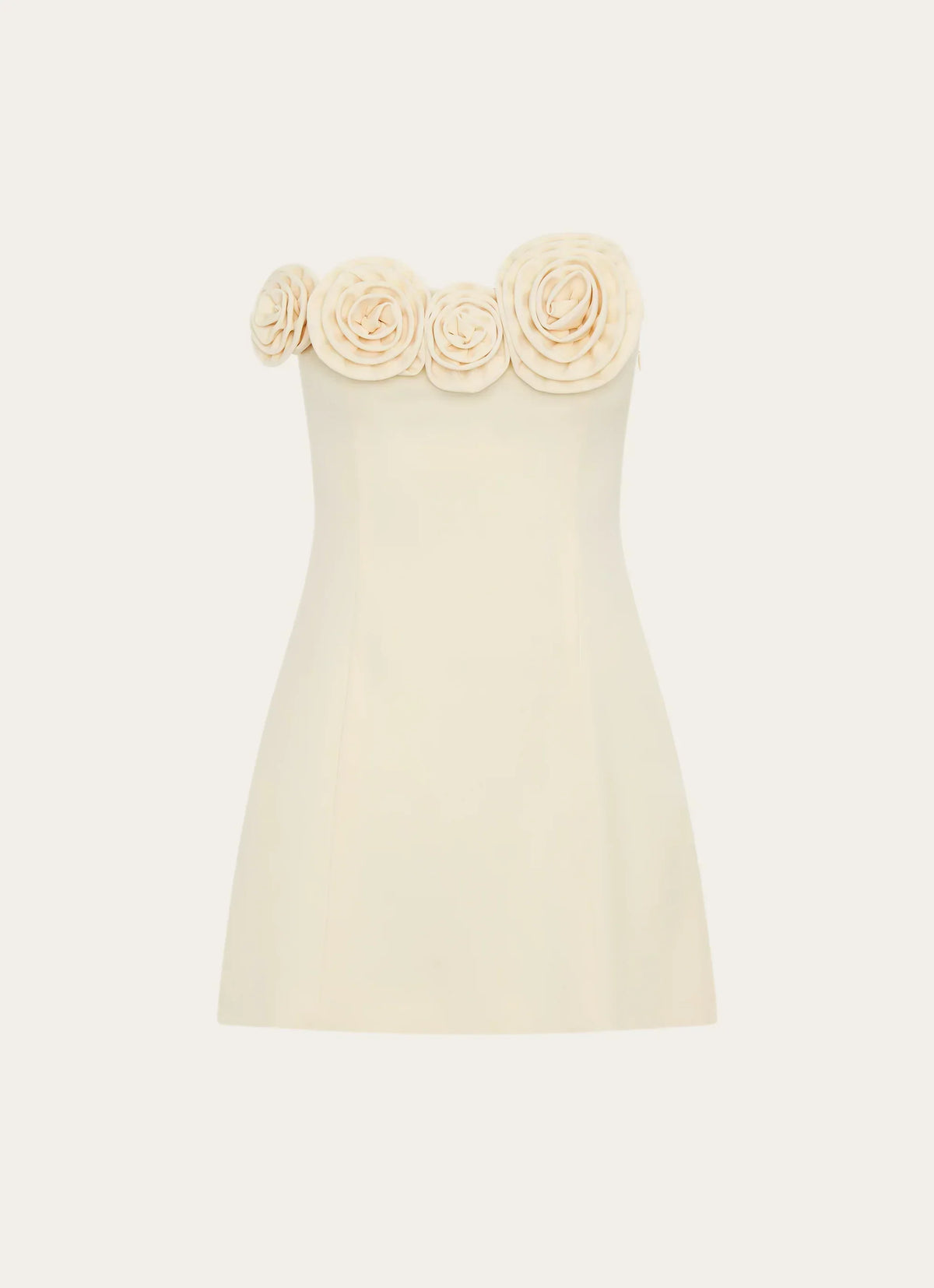 Strapless Rosette Bust Bodycon Mini Dress 2