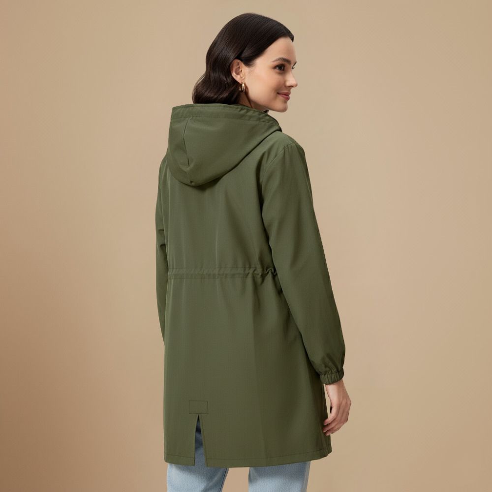 Loose-Fit Hooded Windbreaker